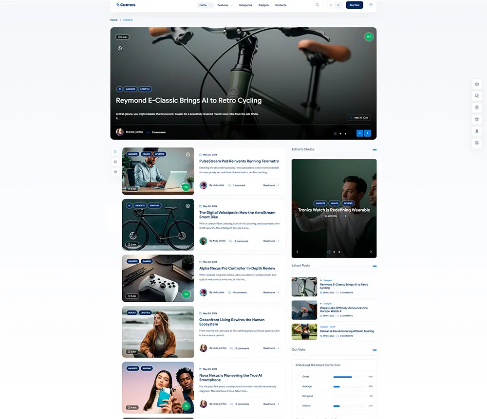 Pilihan theme WordPress SaeTheme