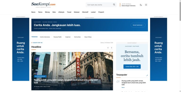 SaeKompi – Modern WordPress News Portal Theme